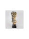 Decorative Resin Sculpture Woman Butterflies Flowers Gold-Black-Silver 16.5x13x40cm 13919 752-27027