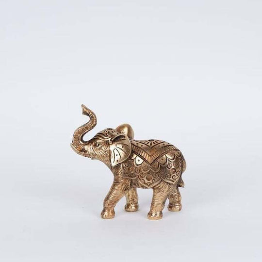Table Decorative Elephant Gold 14x5.5x14cm 12879 752-11517