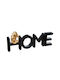 Dekorative Holzfigur Goldener Affe 37,3 x 6 x H 16 cm