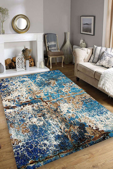 Conceptum Hypnose Χαλί Διάδρομος Blue-gold 80x300cm