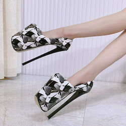 STD Sexy High Heel Shoes Γυναικεία Sexy Παπούτσια Μαύρα