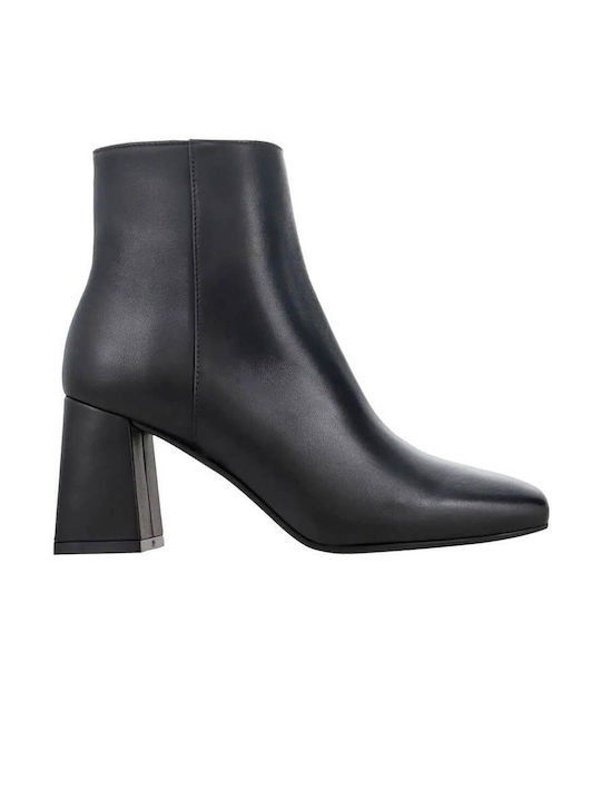 Kalogirou Leather Women's Ankle Boots Black