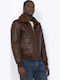 Lederjacke Jacke Braun