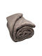 Le Blanc Πάπλωμα Διπλό με Γέμιση Microfiber 200x240εκ. Moka 350 GSM