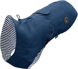 Hunter Blue Waterproof Dog Coat with 40cm Back Length