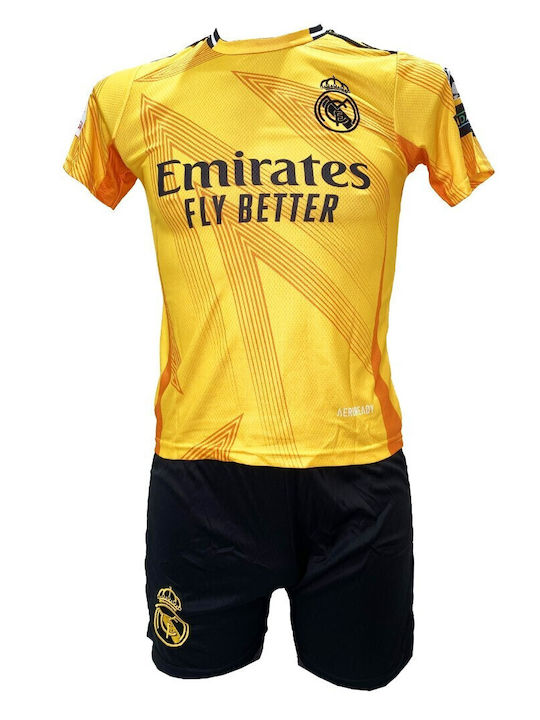 Παιδικό Σετ Ποδοσφαίρου Real Madrid Bellingham Κίτρινο Πορτοκαλί Μαύρο 2211-14