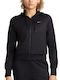 Thermafit One Γυναικεία Ζακέτα Φούτερ με Κουκούλα Black