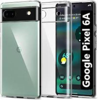 Silicone Back Cover Case Google Pixel 6a Flexible Transparent
