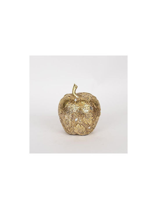Decorative Golden Apple 14.5x14x16.5cm 14099 752-28528