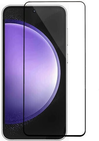 Tempered Glass Screen Protector Full Coverage Samsung Galaxy S24 Fe Black