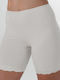 Damen Boxer mit Spitze White