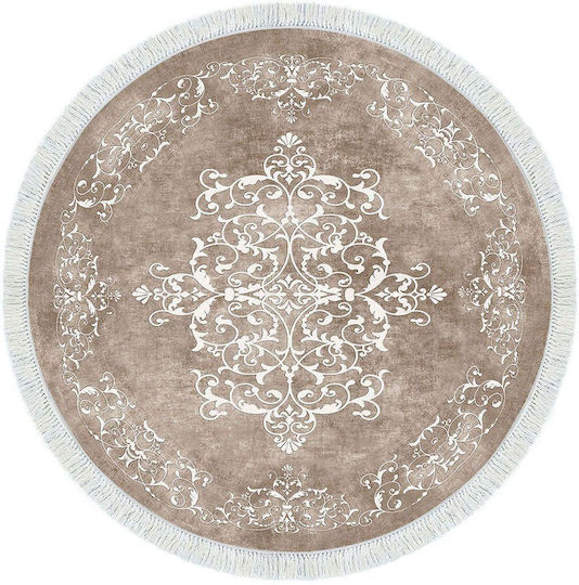 Conceptum Hypnose Conceptum Hypnose Covor Rotund Bej-Alb Φ100cm