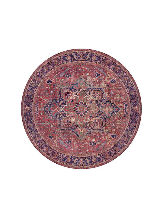 Conceptum Hypnose Rug Round Red-blue