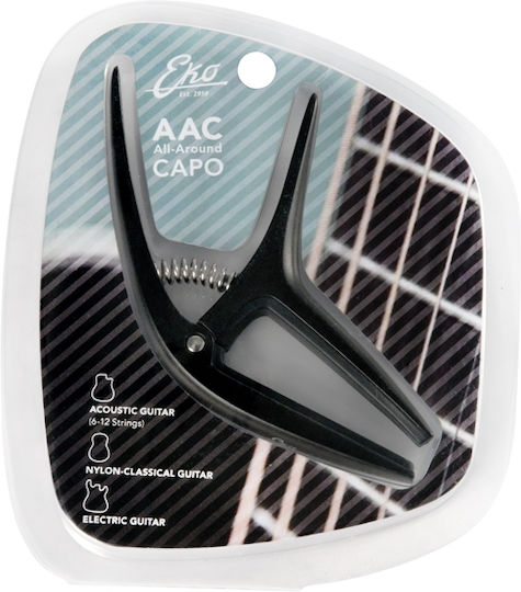 Trigger Type Capo For Acoustic Guitar In Black Colour