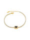 Bizou-Shop Women's Riviera Bracelet Made of Stainless Steel Gold Plated 22cm