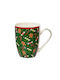 Kaemingk Christmas Mug Porcelain Green L5.5xW8.2xD10.5cm.