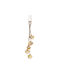 Hängendes Glocke Ornament Gold 7x42cm