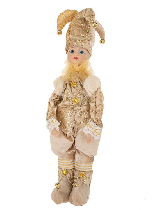 Iliadis Weihnachtliche Stoff Figur Höhe 50cm mit Musik
