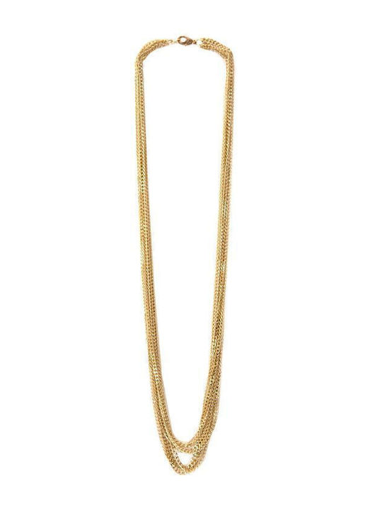 C. Manolo Gold Plated Necklace Chain
