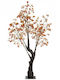 cu lumină LED Decorațiune de Crăciun Metalic Braduleț Cireșe Aspect natural 30cm. Electrică Negru