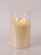 Eurolamp Christmas Glass Battery Candle 25x15cm