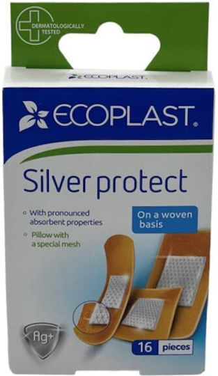Ecoplast Silver Protect Σετ Επιθεμάτων Άργυρο 16 Τμχ
