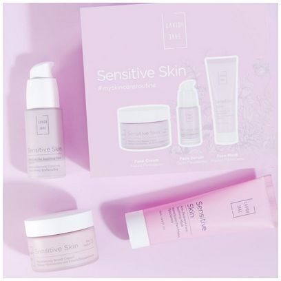 Lavish Care Sensitive Skin Travel Set for Moisturizing & Brightening 3pcs