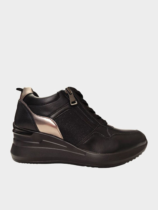 Adam's Shoes Γυναικεία Sneakers Μαύρο