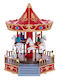 Iliadis Christmas Decorative Carousel with Music and Movement 23x20cm.