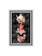 Conceptum Hypnose Wookece 260 Rectangular Kitchen Mat Black-red 50x80εκ.