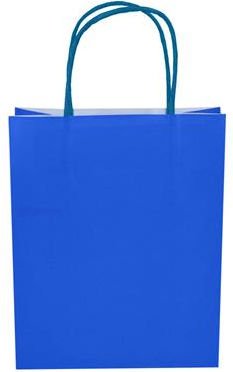 Due esse Paper Bag for Gift Blue 14x18x7cm.