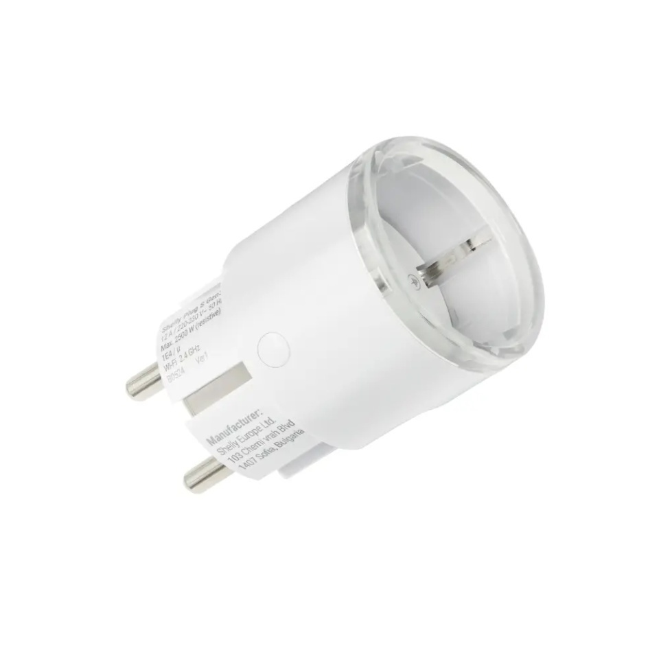Shelly Plug S MTR Gen3 Smart Outlet (White)