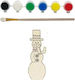 Koopman Schneemann Malsets Holz