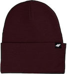 4F Beanie Γυναικείος Σκούφος Πλεκτός σε Μωβ χρώμα