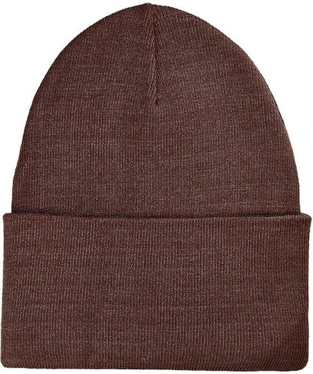 Beanie Feminin Căciulă Tricotat în culoarea Maro