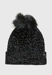 Funky Buddha Pom Pom Beanie Beanie Knitted in B...