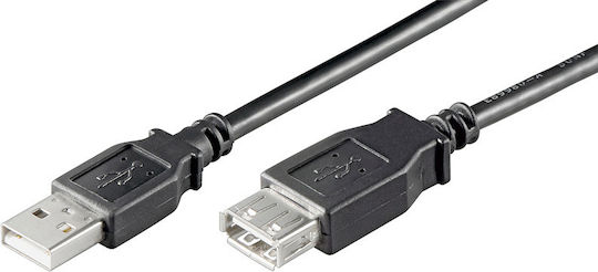 Pairdeer USB 2.0 Cablu USB-A - USB-A female Negru 5m