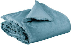 Vivaraise Bett-Läufer Hotel Einzeln L200xW85cm. Blau