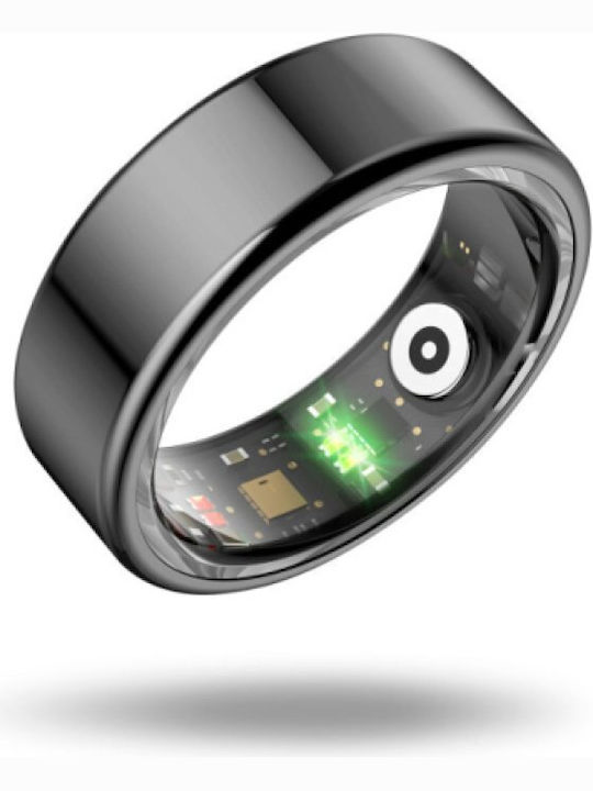 Ksix Saturn Smart Ring 19.8mm Αδιάβροχο Μαύρο