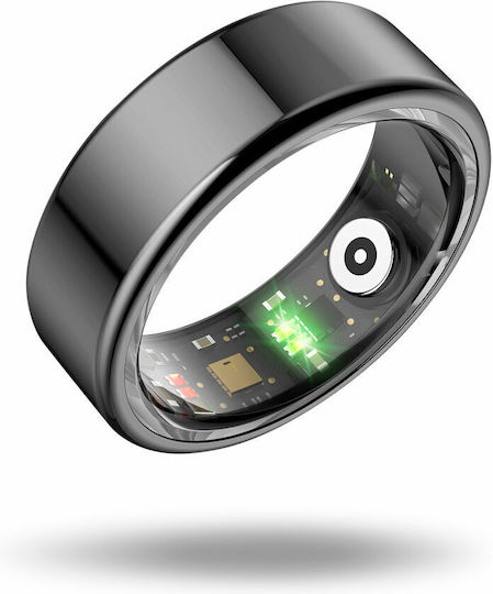 Ksix Saturn Smart Ring 20.6mm Αδιάβροχο Μαύρο
