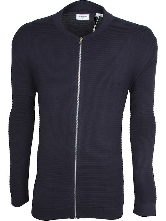 Jack & Jones Ανδρική Ζακέτα Μπλε