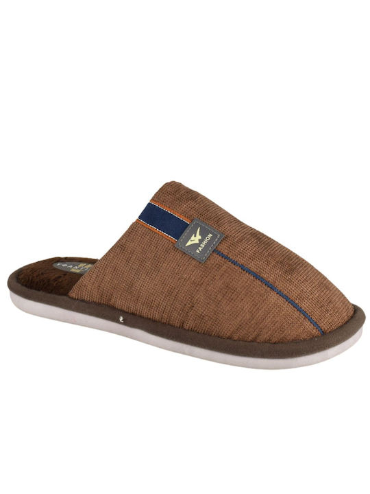 Yfantidis Men's Slipper Brown