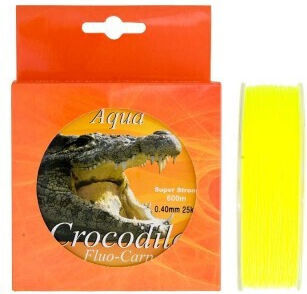 Nylon Fir Monofilament Aqua Crocodile Fluo-Karpfen 600 m Fluoreszierend Gelb