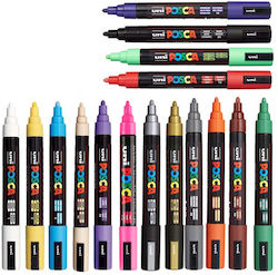 Posca Ανεξίτηλοι Μαρκαδόροι 2.5mm Σετ 16 χρώματα Posca Ανεξίτηλοι Μαρκαδόροι 2.5mm Σετ 16 χρώματα