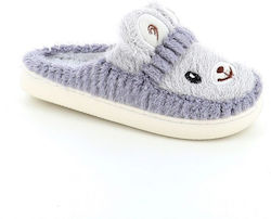 B-Soft Kids Slippers Gray 218/50222_ΓΚΡΙ
