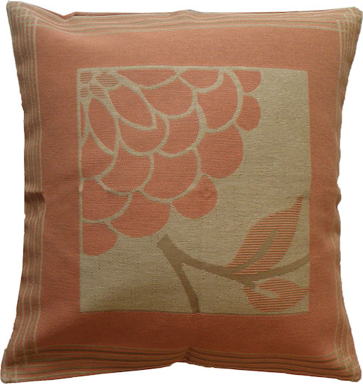 Carven Dekorativer Kissenbezug Terrakotta 2 Stück 45x45 cm Carven Dekorativer Kissenbezug Terrakotta 2 Stück 45x45 cm
