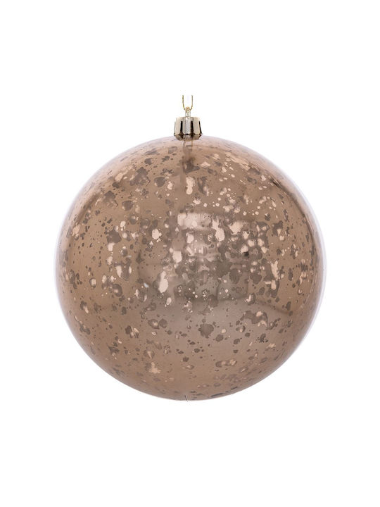 Hanging Ball Ornament Ornament Plastic Ecru