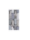 Set de 5 X Tapet Decorativ Autocolant Spumă Moale Lavabil Adeziv Puternic Instalare Ușoară 30x60cm Design Piatră Gri