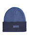 Kids Beanie Knitted Blue