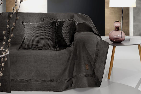 Guy Laroche Rubicon Sesselüberwurf 170x150cm Bitter